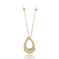 Gouden halsketting met SI Fancy Diamanten (CIRARI)