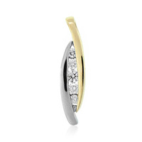 Gouden hanger met een Loepzuivere (F) Diamant (LUCENT DIAMONDS)