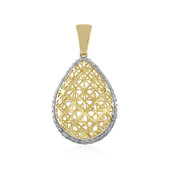 Gouden hanger met I4 (J) Diamanten (Ornaments by de Melo)
