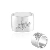 Messing ring met I3 (H) Diamanten (Juwelo Style)