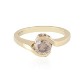 Gouden ring met een I3 Champagne Diamant (KM by Juwelo)