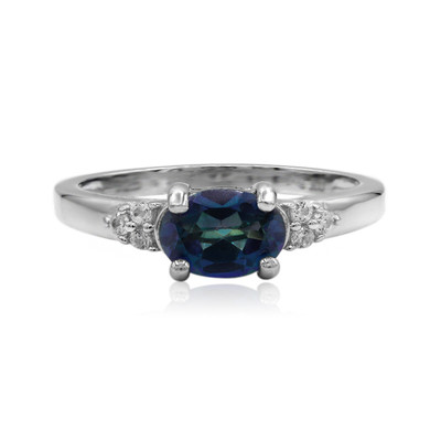 Zilveren ring met een Neptunus-topaas