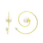 Zilveren oorbellen met zoetwater kweekparels (TPC)