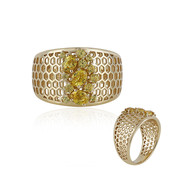 Gouden ring met gele saffieren (Ornaments by de Melo)