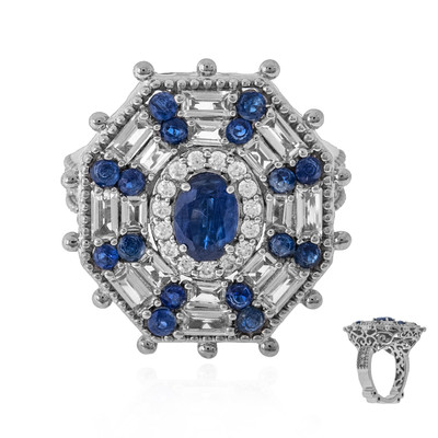 Zilveren ring met een kyaniet (Dallas Prince Designs)