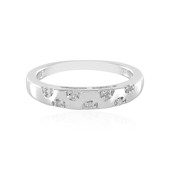 Zilveren ring met I2 (I) Diamanten