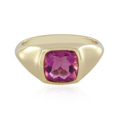 Gouden ring met een Roze Fluoriet (KM by Juwelo)