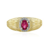 Gouden ring met een roze toermalijn (Ornaments by de Melo)