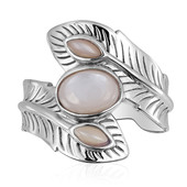 Zilveren ring met een parelmoer (Art of Nature)