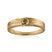 Gouden ring met een SI1 Champagne Diamant