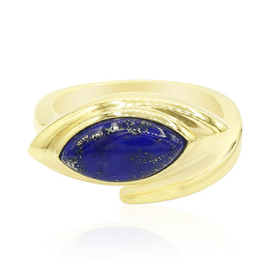Zilveren ring met een lapis lazuli (MONOSONO COLLECTION)