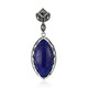 Zilveren hanger met een lapis lazuli (Annette classic)