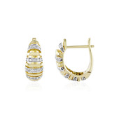 Gouden oorbellen met I1 (I) Diamanten (Ornaments by de Melo)