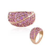Gouden ring met roze saffieren (KM by Juwelo)