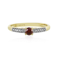Gouden ring met een I4 Rode DIamant