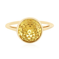 Gouden ring met een Savanne Kwarts (PHANTASIA)