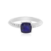 Zilveren ring met een Madagaskar Blauwe Saffier