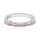 Zilveren ring met Nigeriaanse roze toermalijnen