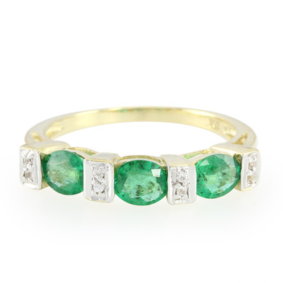 Gouden ring met Nova Era smaragden
