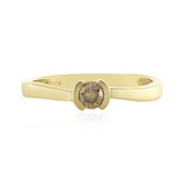 Gouden ring met een I4 Champagne Diamant