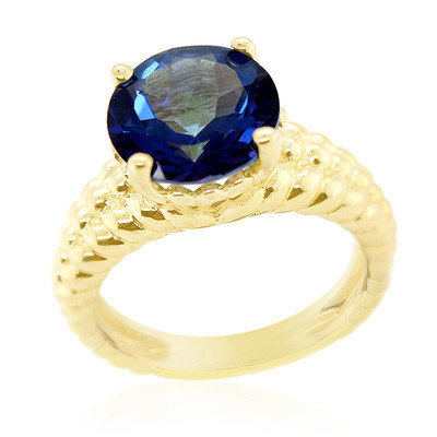 Zilveren ring met een Koningsblauwe Topaas