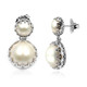 Zilveren oorbellen met Mabe parels (Dallas Prince Designs)