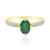 Gouden ring met een Zambia-smaragd (Adela Gold)