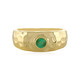 Zilveren ring met een Russische smaragd (MONOSONO COLLECTION)