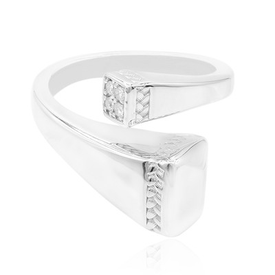 Zilveren ring met I1 (I) Diamanten (Annette)