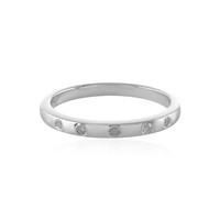 Zilveren ring met PK1 (H) Diamanten