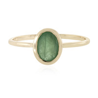 Gouden ring met een Socoto smaragd