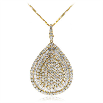 Gouden halsketting met SI2 (H) Diamanten (CIRARI)