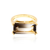 Zilveren ring met een meerkleurige-kwarts