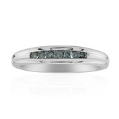 Zilveren ring met een Hemelsblauwe Diamant I1