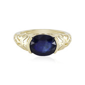 Gouden ring met een Madagaskar Blauwe Saffier