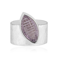 Zilveren ring met een lavendel amethist