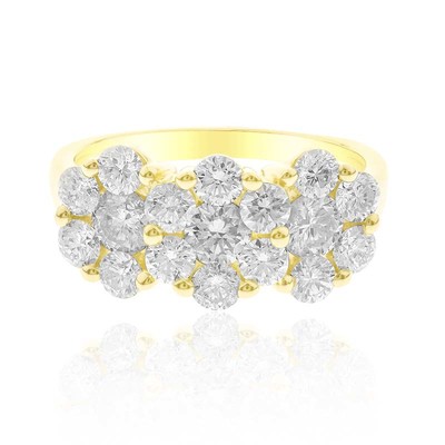Gouden ring met I1 (H) Diamanten (CIRARI)