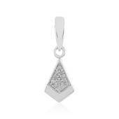 Zilveren hanger met I2 (I) Diamanten