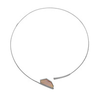 Zilveren halsketting met een parelmoer (TPC)