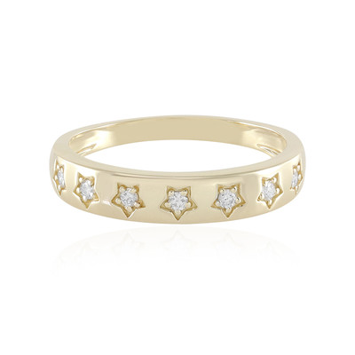 Gouden ring met VS2 (I) Diamanten