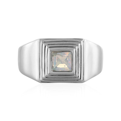 Zilveren ring met een Welo-opaal (MONOSONO COLLECTION)