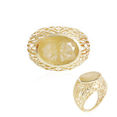 Gouden ring met een rutielkwarts (Ornaments by de Melo)