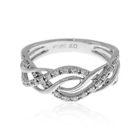 Platina ring met Loepzuivere (F) Diamanten (LUCENT DIAMONDS)