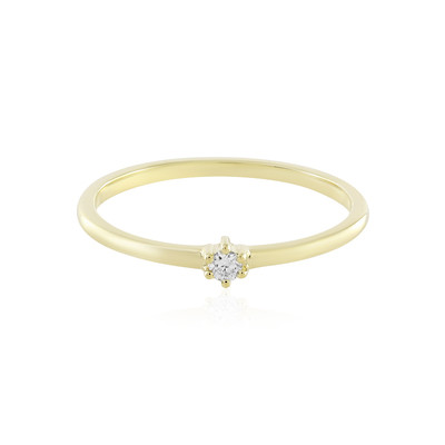 Gouden ring met een SI2 (H) Diamant