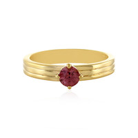 Zilveren ring met een roze zirkoon