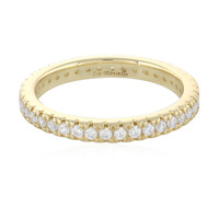 Gouden ring met zirkonen (La Revelle)