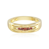 Zilveren ring met een I2 Rode Diamant
