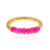 Zilveren ring met Roze Ethopische Opalen (Maigold Kreativ)