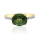 Gouden ring met een Groene Apatiet (Tenner Diniz)