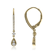 Gouden oorbellen met I1 (G) Diamanten (CIRARI)